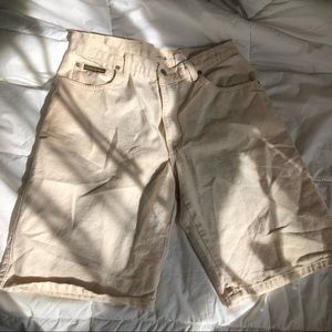 Boston Traders Cream Vintage Jean Shorts